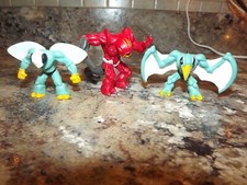 Gormiti Lot of 3 Lava Tribe