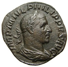 Filippo I Æ Sesterzio