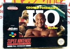SUPER NINTENDO NES GEORGE FOREMAN'S KO BOXING  NINTENDO