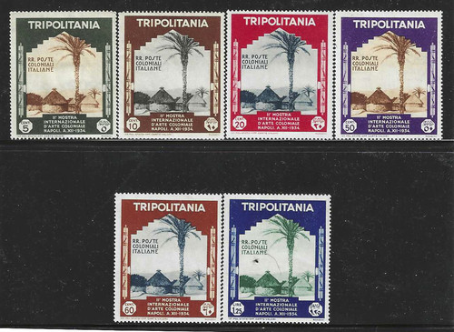 Tripolitania italiano 1934 - italiano:,