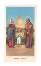 SACRA FAMIGLIA EGIM 187 BIS SANTINO HOLY CARD IMAGE PIEUSE HEILIGE KARTE