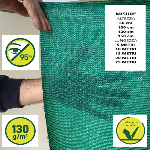 Telo ombreggiante 130g rete - telo,