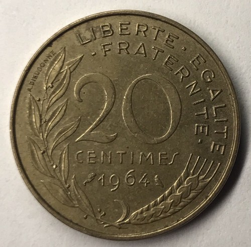 156 moneta francese 20 - f.156,