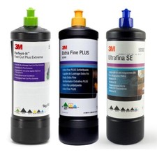 Kit Pasta Abrasiva 3M–Tappo Verde 51815  – Tappo Giallo 80349  – Tappo Blu 50383