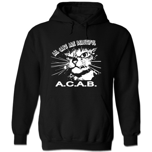 Felpa con cappuccio all cats - felpa,
