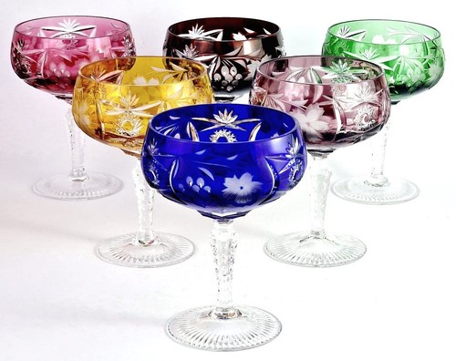 Set conchiglie cristallo - set, 6