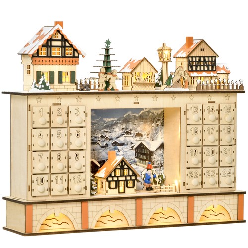 Homcom calendario dell avvento - homcom,