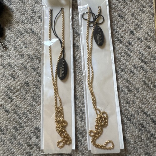 Collana acciaio inox oro - collana,