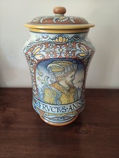 Vaso da farmacia in ceramica
