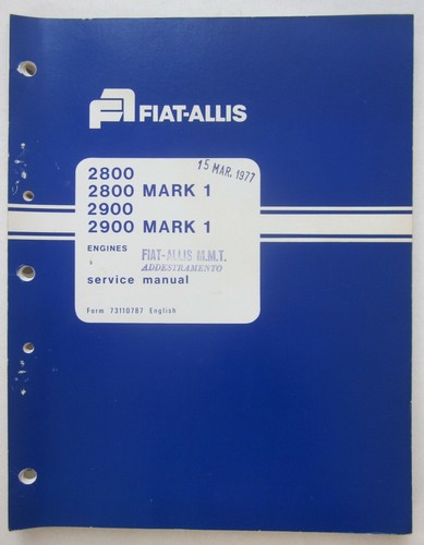 Fiat allis 2800 mark - fiat-allis,