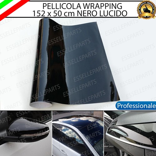 Pellicola wrapping nero lucido - pellicola,