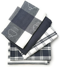 Strofinacci Da Cucina - Strofinacci 100% Cotone - Confezione Da 5 (50 X 70 Cm) S