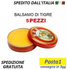 Balsamo di TIGRE confezione Rossa ORIGINALE 5 confezioni da 3g prodotto stupendo