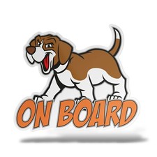 Sticker CANE A BORDO Adesivo
