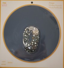 Pacchetto mouse e tappetino mouse wireless Winx blu navy Terazzo