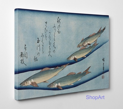 Quadro ando hiroshige - hiroshige, trota