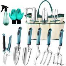 Garden Tool Set 9 PCS, Heavy