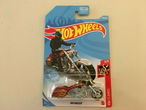 Moto hot wheels bad - hot, hw
