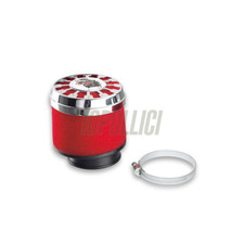 Filtro aria RED FILTER MALOSSI E13 Ø 60 dritto per carburatori PHBG 15-21, PHBL 