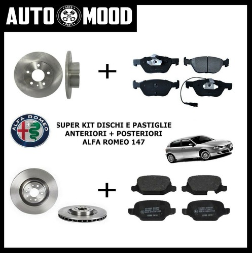Kit dischi pastiglie freni - dischi, e