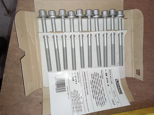 Kit bulloni testata 10pz rhiag - bulloni,