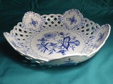 MEISSEN Cesto Blu e Bianco