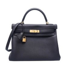 Borsa Hermes Black Kelly 32