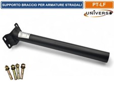SUPPORTO BRACCIO PALO A MURO PER ARMATURE STRADALI LUNGHEZZA 45CM DIAMETRO 4.8CM