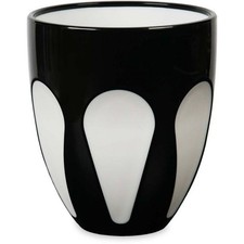 BACI MILANO BICCHIERE NERO E BIANCO - ACQUA ACCESSORI CUCINA IDEE REGALO