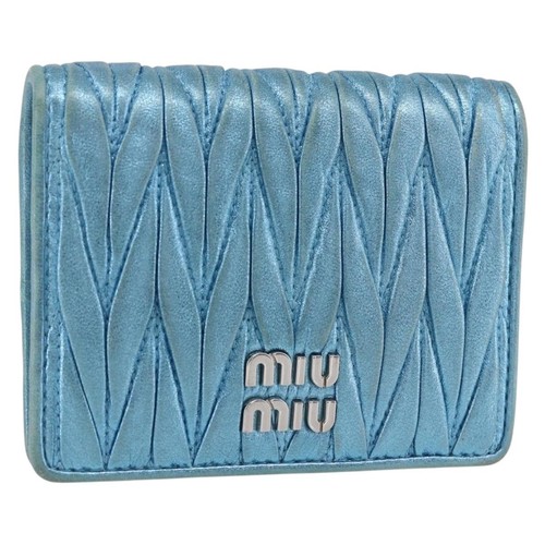 Miu matelasse wallet - matelasse,