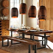 Lampada in stile rustico a