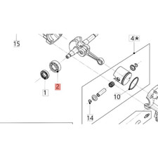 EFCO OLEOMAC CUSCINETTO ALBERO