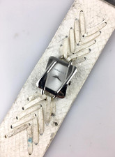 Orologio Bracciale  Mariella Burani Quarzo Donna 26mm Pelle Bianco Vintage