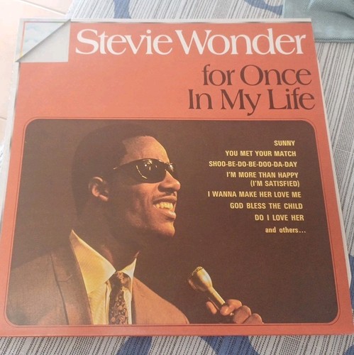 Stevie wonder for once my - wonder,
