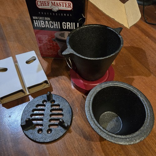 Chef master mini hibachi grill - master,