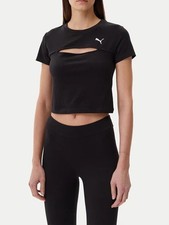 Puma T - shirt Nero Cotone