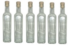 Bottiglie vetro 500ml con - 6, in