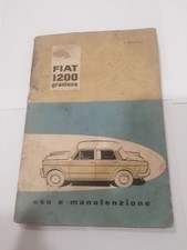 fiat 1200 granluce libretto libro catalogo manuale uso e manutenzione book