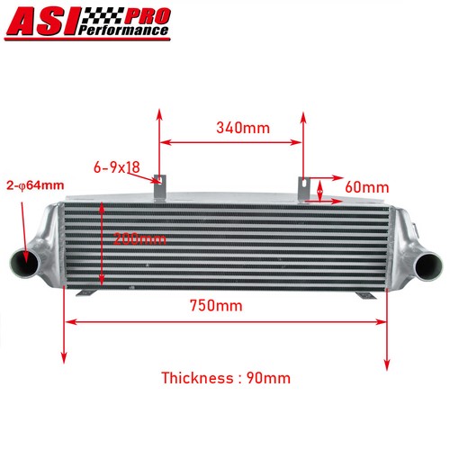 Aluminum front mount - front,