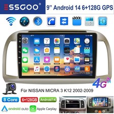 6+128G per NISSAN MICRA 3 K12