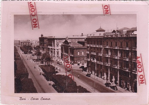 Cartolina puglia bari corso - cartolina,