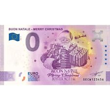 0 € ZERO EURO SOUVENIR BANCONOTA ITALIA 2022 - BUON NATALE