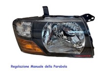 FARO FANALE PROIETTORE ANTERIORE DX PER MITSUBISHI PAJERO DID 2001 2002 H4 MAN