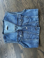 ZARA Gilet Denim Sbiadito