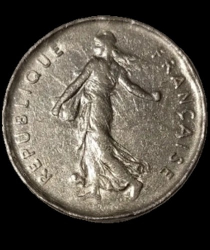 Moneta franchi 1971 - moneta, 5