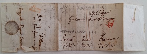1811 napoleonico lettera - napoleonico,