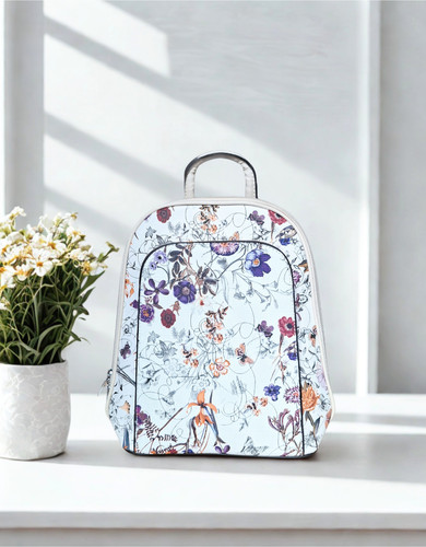 Zaino piccolo vintage stampa