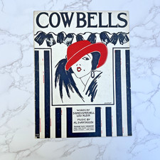 Antique 1922 Cow Bells Sheet