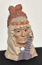 Statuina busto capo indiano