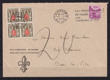 AM884) Schweiz Beleg Lausanne